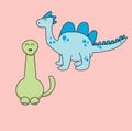 Happy Cute Dino