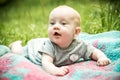 Happy cute toddler baby boy Royalty Free Stock Photo