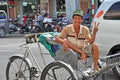 Happy Cyclo Driver at Ben Tanh Market.