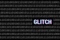 Glitch Code Abstract Background in Web Security Series Set