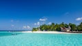 Happy days in Maldive Royalty Free Stock Photo