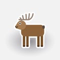 Happy Deer cartoon character