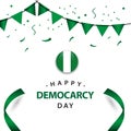 Happy Democracy Day Vector Template Design Illustration