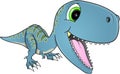 Happy Dinosaur T-Rex Vector