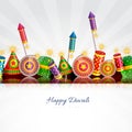 Happy diwali card Royalty Free Stock Photo