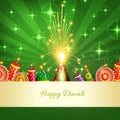Happy diwali card Royalty Free Stock Photo