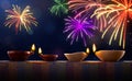 Happy Diwali Royalty Free Stock Photo