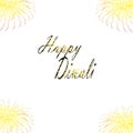 Happy Diwali creative festival greeting card design light in India. Diwali . Vector illustration