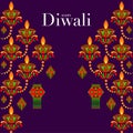 Happy Diwali, Deepavali or Dipavali the festival Royalty Free Stock Photo