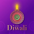 Happy Diwali, Deepavali or Dipavali the festival Royalty Free Stock Photo