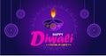 happy diwali festival of lights background design template. Holiday concept. background, banner, placard, card Royalty Free Stock Photo