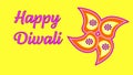 Happy Diwali festival template Royalty Free Stock Photo