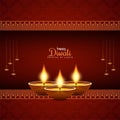 Happy Diwali Hindu cultural festival background design