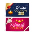 Happy Diwali poster, header, banner or greeting card design