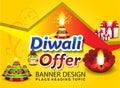 Happy diwali sale background Royalty Free Stock Photo