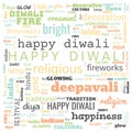 happy diwali word cloud,happy diwali text, cloud use for banner, painting, motivation, web-page, website background, t-shirt &