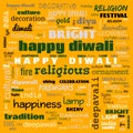 happy diwali word cloud,happy diwali text, cloud use for banner, painting, motivation, web-page, website background, t-shirt &