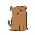 Happy Dog cartoon