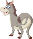 Happy donkey cartoon