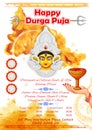 Happy Durga Puja background