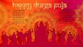 happy durga puja Royalty Free Stock Photo