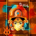 Happy Durga Puja India festival holiday background