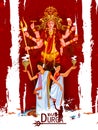 Happy Durga Puja India festival holiday background