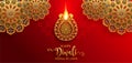 Diwali, Deepavali or Dipavali the festival of lights. Royalty Free Stock Photo