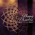Happy Dussehra festive background. Bright Mandala artwork on background. Handmade digital illustration.