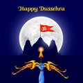 Happy Dussehra Vijayadashami also known as Dasahara, Dusshera, Dasara Royalty Free Stock Photo