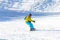 Happy Dutch Man Snowboarder On Zell Am See, Austria.Happy Dutch Man Snowboarder On Zell Am See, Austria