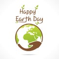 Happy earth day design