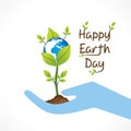 Happy earth day design