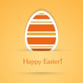 Happy easter attach sticker.