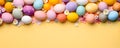 Happy easter background - Sweet pastel color design