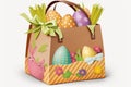 Happy Easter Easter basket designs Paper Bag Basket