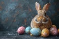 Happy easter breathing room Eggs Hunt Basket. White spectrum Bunny Turquoise Aquamarine. Pastel colors background wallpaper