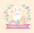 Happy Easter bunny egg Royalty Free Stock Photo