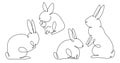 Happy easter bunny Royalty Free Stock Photo