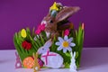 Happy Easter bunny decoration tradition spring 2020