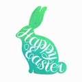 Happy Easter card illustration