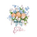 Happy Easter Card Royalty Free Stock Photo