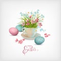 Happy Easter Card Royalty Free Stock Photo
