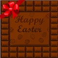Happy Easter chocolate