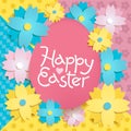 Happy Easter colorful lettering