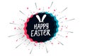 Happy easter day joyful card background design Royalty Free Stock Photo