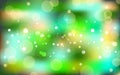 Happy Easter Day.summer abstract blurred green background with bokeh effect. Spring, nature, overcast. Vector EPS 10 illustration. Royalty Free Stock Photo