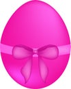 Happy Easter. Easter background home, pink egg