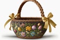 Happy Easter Easter basket designs Classic Woven Basket