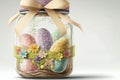 Happy Easter Easter basket designs Mason Jar Basket